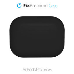 FixPremium - Silikonové Pouzdro pro AirPods Pro, černá