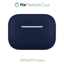 FixPremium - Silikonové Pouzdro pro AirPods Pro, modrá
