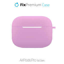 FixPremium - Silikonové Pouzdro pro AirPods Pro, lila