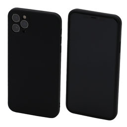 FixPremium - Silikonové Pouzdro pro iPhone 11 Pro Max, černá