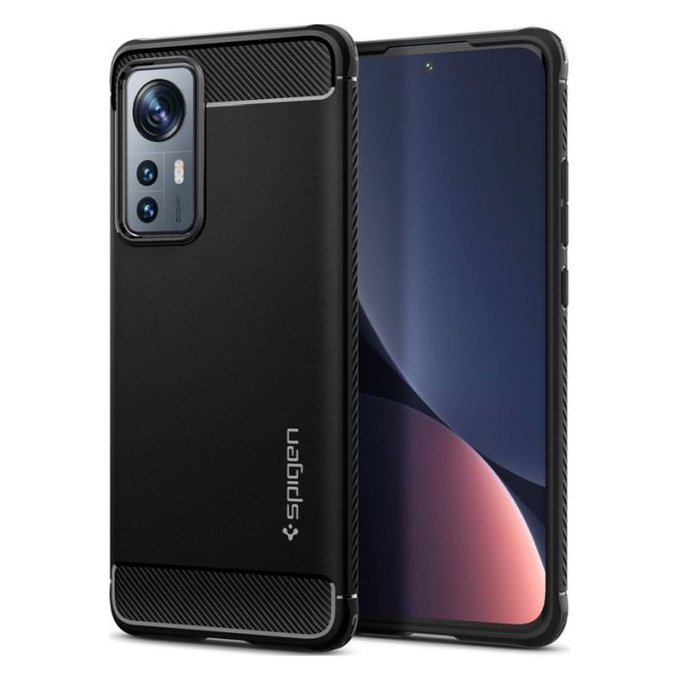 Spigen - Pouzdro Rugged Armor pro Xiaomi Redmi 12 a 12X, černá