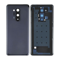 OnePlus 8 Pro - Bateriový Kryt + Sklíčko Zadní Kamery (Onyx Black)