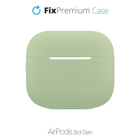 FixPremium - Silikonové Pouzdro pro AirPods 3, zelená