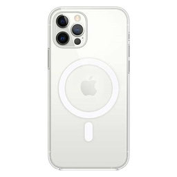 FixPremium - Silikonové Pouzdro s MagSafe pro iPhone 12 a 12 Pro, transparentná