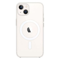 FixPremium - Silikonové Pouzdro s MagSafe pro iPhone 13 a 14, transparentná