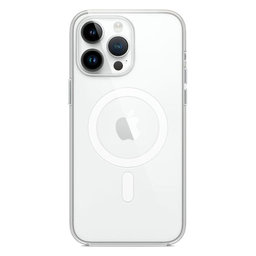 FixPremium - Silikonové Pouzdro s MagSafe pro iPhone 14 Pro Max, transparentná