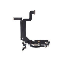Apple iPhone 14 Pro Max - Nabíjecí Konektor + Flex Kabel (Space Black)
