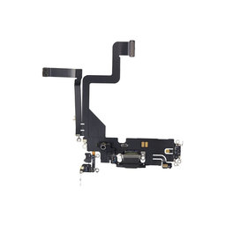 Apple iPhone 14 Pro - Nabíjecí Konektor + Flex Kabel (Space Black)