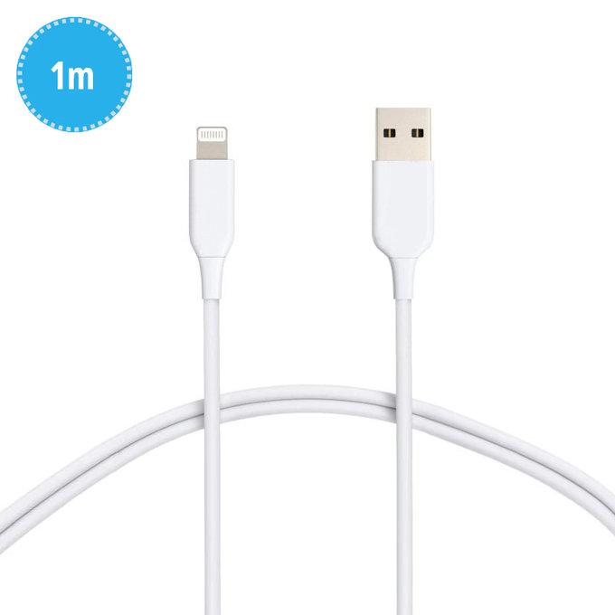 Lightning / USB kabel, 1 m, kompatibilní s Apple, bulk