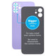 Apple iPhone 12 Mini - Sklo Zadního Housingu se Zvětšeným Otvorem na Kameru (Purple)