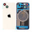 Apple iPhone 14 - Sklo Zadního Housingu + Sklíčko Kamery + Kovová Destička + Magsafe Magnet (Starlight)