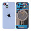Apple iPhone 14 - Sklo Zadního Housingu + Sklíčko Kamery + Kovová Destička + Magsafe Magnet (Blue)