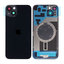 Apple iPhone 14 Plus - Sklo Zadního Housingu + Sklíčko Kamery + Kovová Destička + Magsafe Magnet (Midnight)