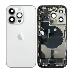 Apple iPhone 14 Pro - Zadní Housing s Malými Díly (Silver)