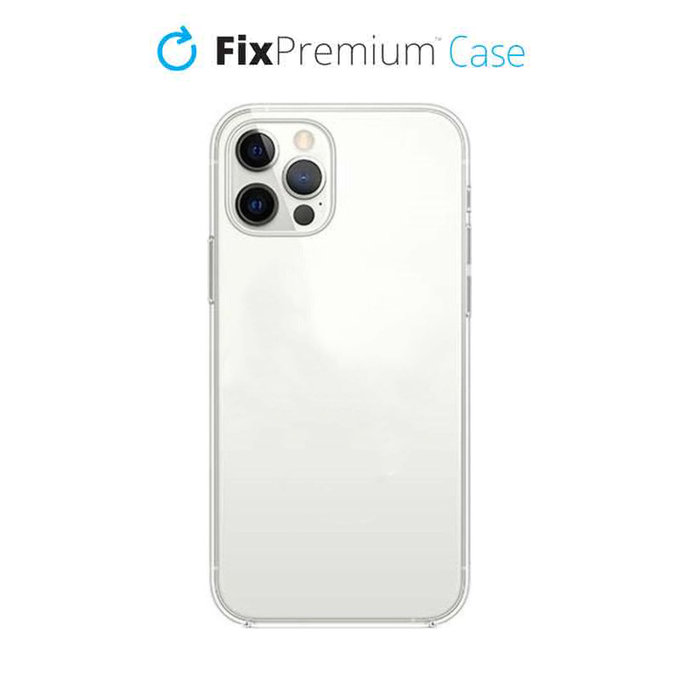 FixPremium - Silikonové Pouzdro pro iPhone 12 Pro Max, bílá