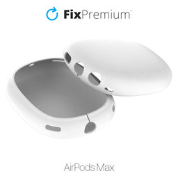 FixPremium - Silikónové Kryty Slúchadiel pro AirPods Max, bílá