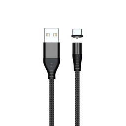 FixPremium - USB-C / USB Magnetický Kabel (2m), černá