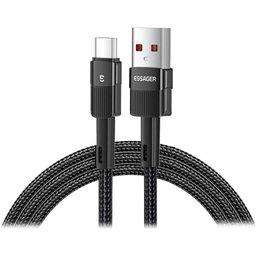 FixPremium - USB-C / USB Kabel s Rychlým Nabíjením (1m), černá
