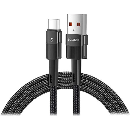 FixPremium - USB-C / USB Kabel s Rychlým Nabíjením (2m), černá