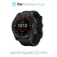 FixPremium - Silikónový Remienok pro Garmin (QuickFit 22mm), čierny
