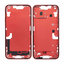 Apple iPhone 14 Plus - Střední Rám (Red)