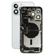 Apple iPhone 14 Pro Max - Zadní Housing s Malými Díly (Silver)