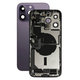 Apple iPhone 14 Pro Max - Zadní Housing s Malými Díly (Deep Purple)