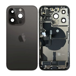 Apple iPhone 14 Pro - Zadní Housing s Malými Díly (Space Black)