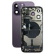 Apple iPhone 14 Pro - Zadní Housing s Malými Díly (Deep Purple)