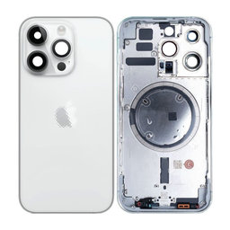 Apple iPhone 14 Pro - Zadní Housing (Silver)