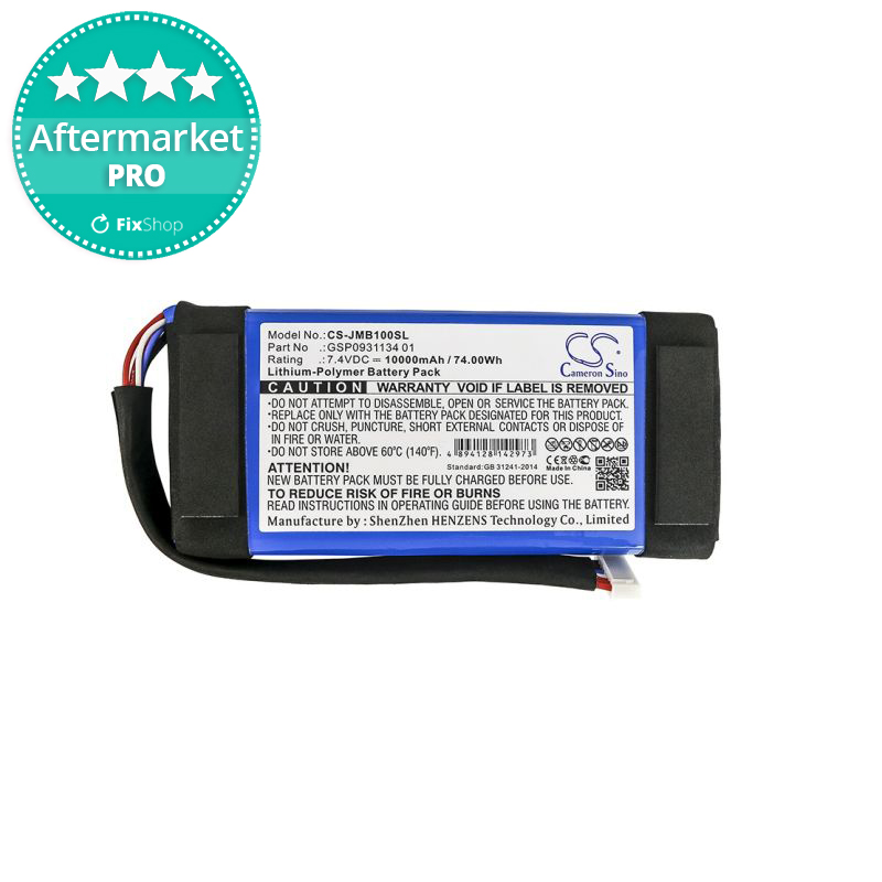 Akku für JBL Boombox JEM3316 JEM3318 JEM3317 | ersetzt GSP0931134 01 Akku für JBL Boombox JEM3316 JEM3318 JEM3317 | ersetzt GSP0931134 01