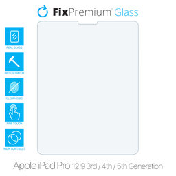 FixPremium Glass - Tvrzené sklo pro Apple iPad Pro 12.9" (3rd Gen 2018, 4th Gen 2020, 5th Gen 2021, 6th Gen 2022)