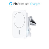 FixPremium - Autonabíječka s MagSafe V1, bílá