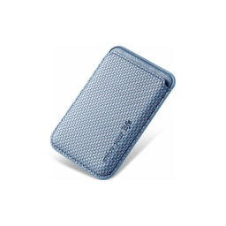 FixPremium - MagSafe Carbon Peněženka, modrá
