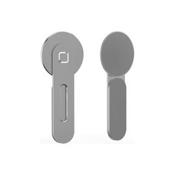 FixPremium - MagSafe Držák pro iPhone na Notebook, stříbrná