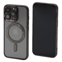 FixPremium - Pouzdro Crystal s MagSafe pro iPhone 13 Pro, černá