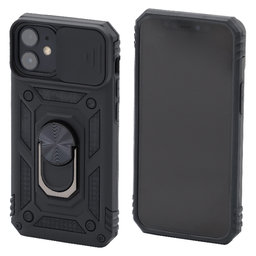 FixPremium - Pouzdro CamShield pro iPhone 12 mini, černá