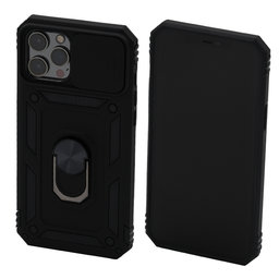 FixPremium - Pouzdro CamShield pro iPhone 12 Pro Max, černá