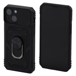 FixPremium - Pouzdro CamShield pro iPhone 13 mini, černá
