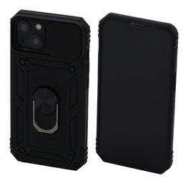 FixPremium - Pouzdro CamShield pro iPhone 13 a 14, černá