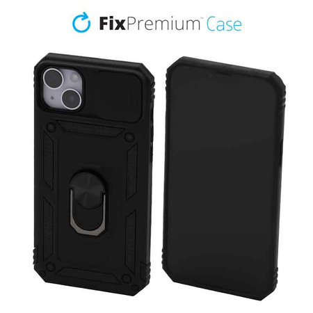 FixPremium - Pouzdro CamShield pro iPhone 14 Plus, černá