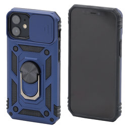 FixPremium - Pouzdro CamShield pro iPhone 12 mini, modrá