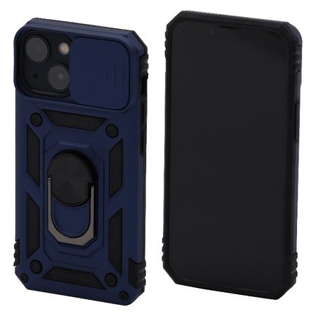 FixPremium - Pouzdro CamShield pro iPhone 13 mini, modrá