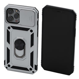 FixPremium - Pouzdro CamShield pro iPhone 12 Pro Max, bílá