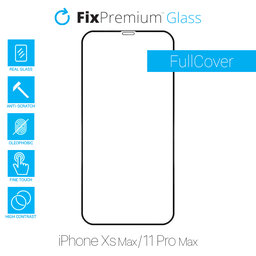 FixPremium FullCover Glass - Tvrzené sklo pro iPhone XS Max a 11 Pro Max