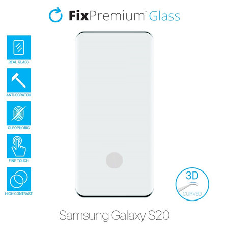 FixPremium Glass - 3D Tvrzené Sklo pro Samsung Galaxy S20