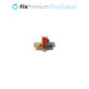 FixPremium - Retro Home Button pro PS5 DualSense, bílá