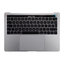 Apple MacBook Pro 13" A1706 (Late 2016 - Mid 2017) - Horní Rám Klávesnice + Klávesnice UK + Mikrofon + Trackpad + Reproduktory (Space Gray)