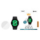 Tvrzené sklo Flat Glass AB pro Samsung Galaxy Watch 4 40 mm, Čirá, PanzerGlass