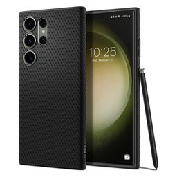 Spigen - Pouzdro Liquid Air pro Samsung Galaxy S23 Ultra, matte black
